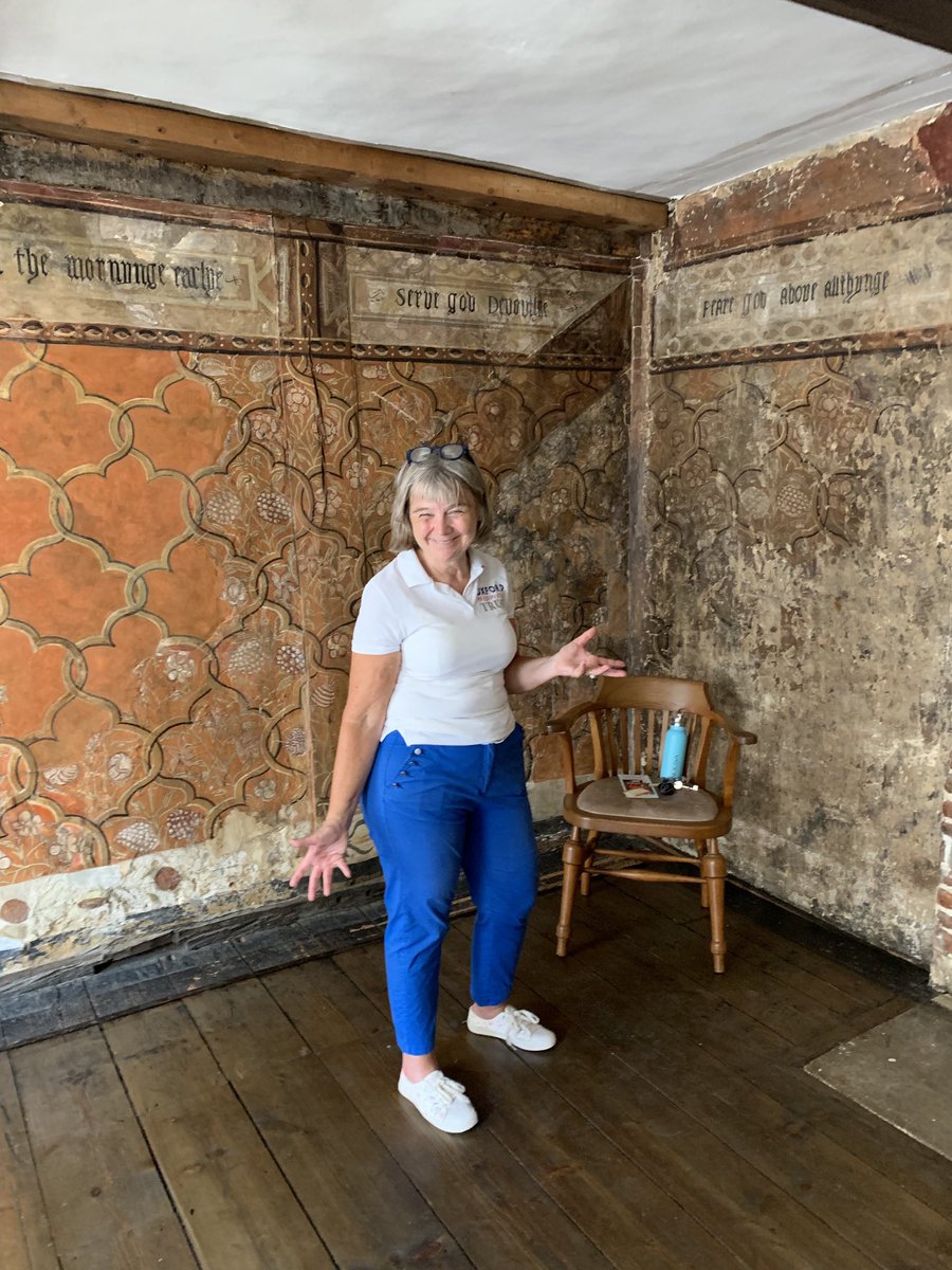 #OxfordOpenDoors — and here is ⁦@OxfordPresTrust⁩ Director in the oven-like (but still amazing) Painted Room