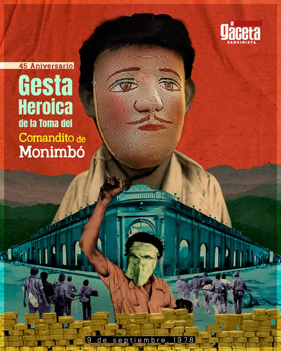 🔴⚫️ El 9 de septiembre de 1978, las escuadras dirigidas por el Comandante Hilario Sánchez, lograron tomar el Comandito de Monimbó, desde donde la Guardia Nacional realizaba ataques contra el pueblo.