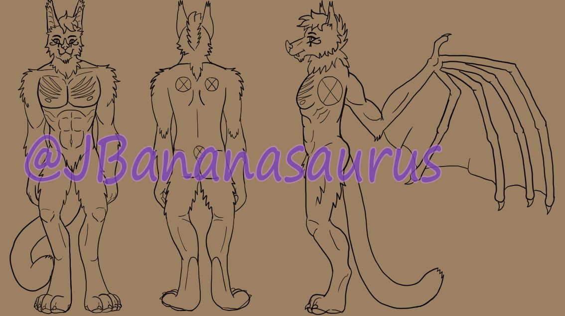 JBananasaurus's tweet photo. WIP of my OC, Werepyre (werewolf/vampire!). He's missing his eye scar, and I did try to Glaze this to protect it but it didn't work unless I maxed out the Glaze strength, which made it look terrible. Ah, well! #furryart https://t.co/qL3LD9tF9Y