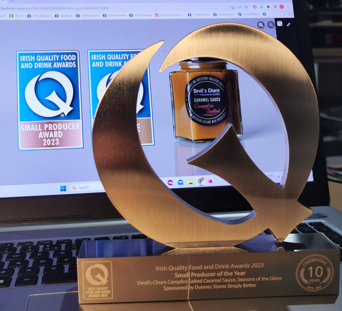 Got a bit of a shock/totally unexpected surprise this week

Delighted when we won a Bronze award at the Irish Quality Food and Drink Awards

But then at the end we were awarded the Small Producer of the Year Award!!!

This is a massive honour for which we are extremely grateful