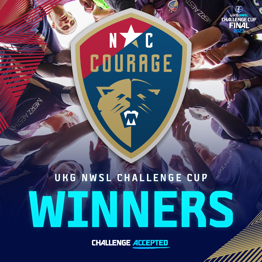 The Courage are the UKG NWSL Challenge Cup Champs 🏆