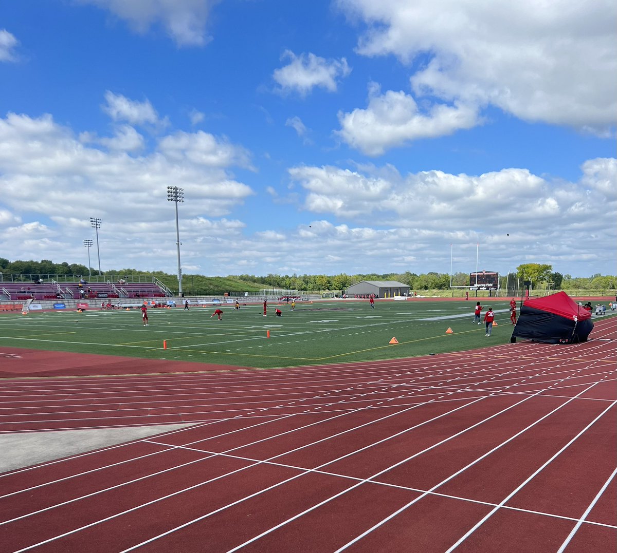Thank you <a href="/CoachHill1/">Jimmy Hill</a> and <a href="/DU_Football/">Davenport Football</a> for the invite to the game! Great win over Bowie State!! 
<a href="/RockfordRamsFB/">Rockford Rams Football</a>