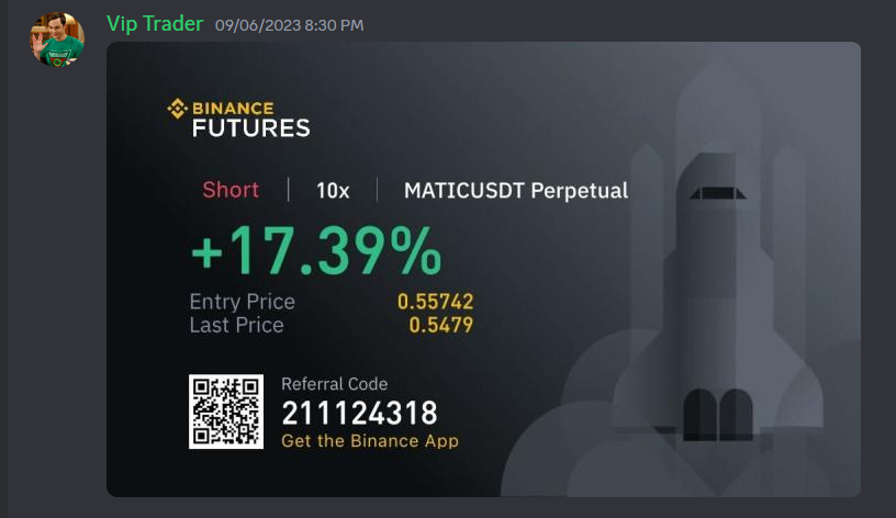 YumbucksToken's tweet photo. #VIPeez #Discord Members got a #Matic trade call on the 5th of September. Always a good feeling when you help fellow traders in making profitable trade calls.   

📢Discord link in bio! ⬆️ https://t.co/6xhVID2w18