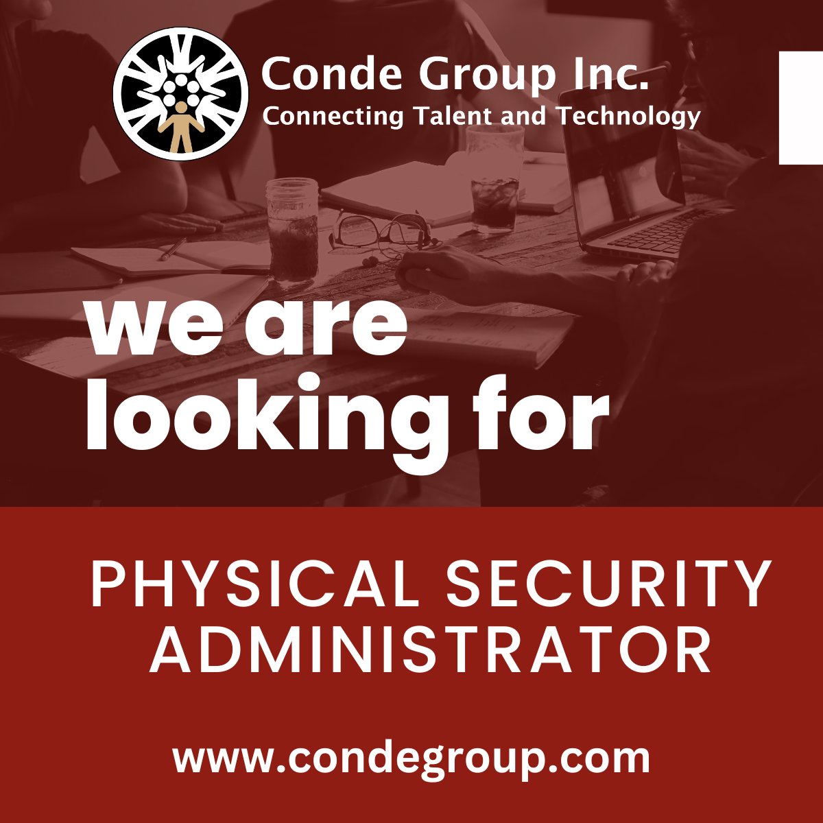 CondeGroup's tweet photo. Conde Group is hiring for a variety of positions. Follow us on LinkedIn to stay on top of our job listings. We want to work with You! #ITStaffing #TechTalent #TechHiring 

https://t.co/XsyYeuNphm https://t.co/tyQDKGOsdf