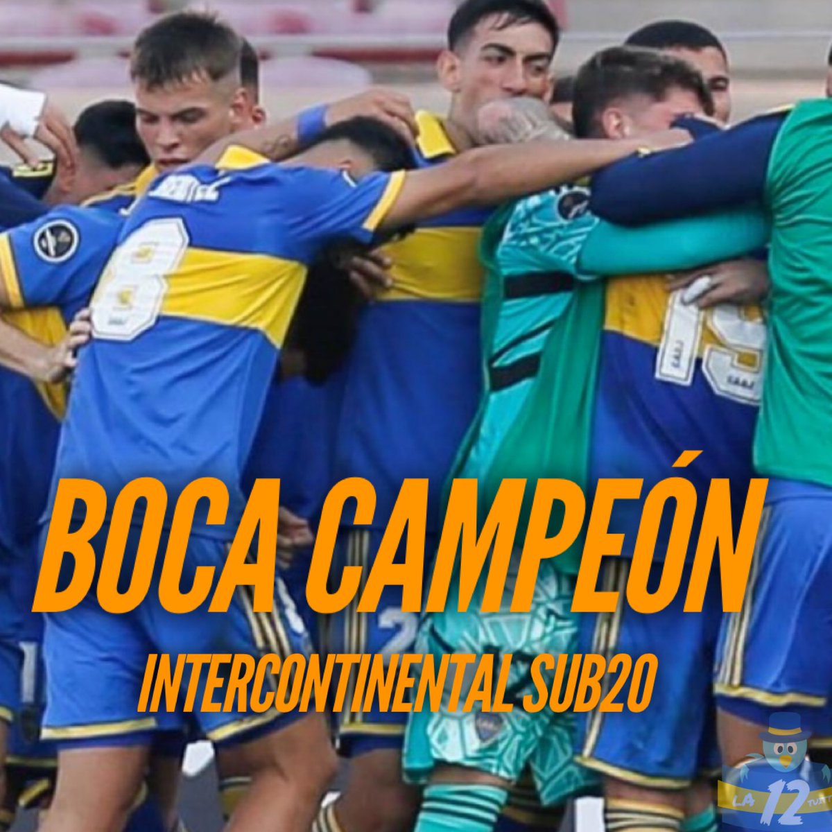 la12tuittera's tweet photo. ✨✨BOCA JUNIORS CAMPEÓN INTERCONTINENTAL SUB20✨✨

¡VAMOS LOS PIBES! 🙌🏻💙💛💙 https://t.co/SxH6D98a1M