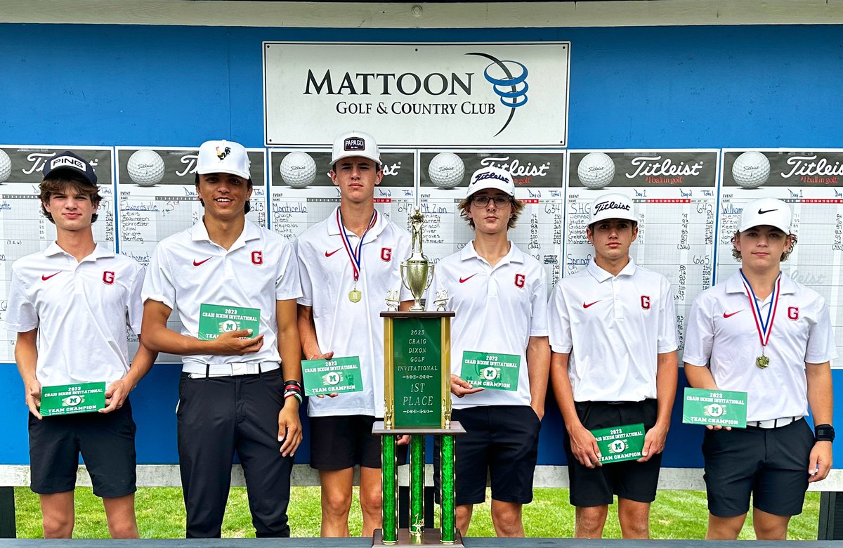GTBoysGolf's tweet photo. The Titans win the Mattoon Craig Dixon Invitational! 🏆🙌🏼

30 teams competed over 36 holes and Glenwood came out on top with a solid team score of 605! ⛳️🏌🏼‍♂️💪🏼🥇
@BCSD5_Athletics @ChathamClarion @Channel1450com @SJRsports @BCSD5_GHS @ciajg https://t.co/l0YpPK2n18