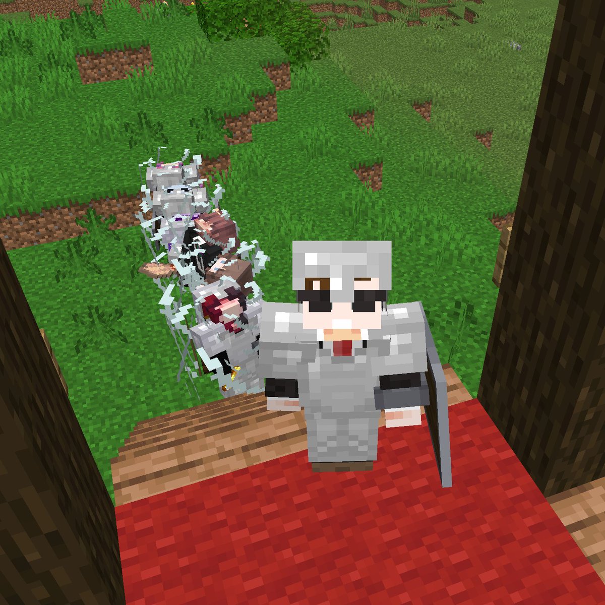 A queue has formed on DucSMP waitin for their coffee. I sure hope I have enough milk