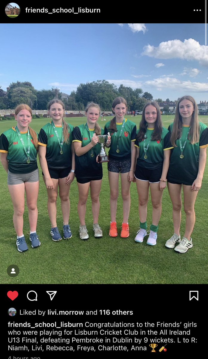 Diane Morrow (@mrsdmorrow) on Twitter photo Well <a href="/FSLnews/">Friends' School</a>, the future of girls school cricket is looking fierce ๐! Canโt wait for 2024 season! Great collaboration with <a href="/OfficialLCC/">Lisburn Cricket Club</a> from prep onwards ! #FSL #womenscricket <a href="/NCUDevTeam/">NCU Development Team</a> <a href="/NCU_News/">Northern Cricket Union</a> Well <a href="/FSLnews/">Friends' School</a>, the future of girls school cricket is looking fierce ๐! Canโt wait for 2024 season! Great collaboration with <a href="/OfficialLCC/">Lisburn Cricket Club</a> from prep onwards ! #FSL #womenscricket <a href="/NCUDevTeam/">NCU Development Team</a> <a href="/NCU_News/">Northern Cricket Union</a>