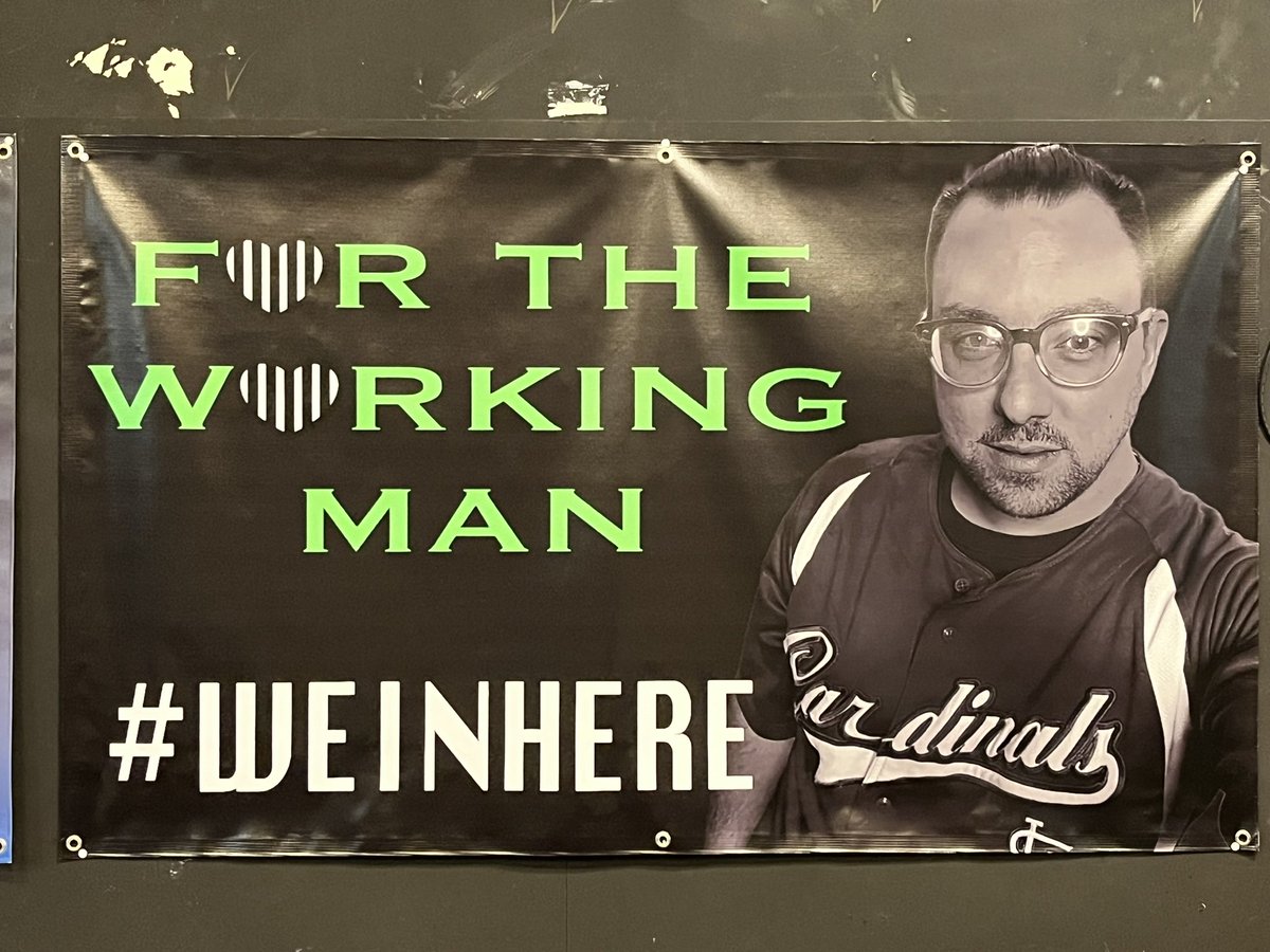 controlledkayos's tweet image. Two weeks ago, I was able to gift an @officialspo502 banner I designed and had made to the @TWE_Chattanooga family. Walking into the venue and seeing his face makes every show special. We love you. We miss you. #fortheworkingman #weinhere