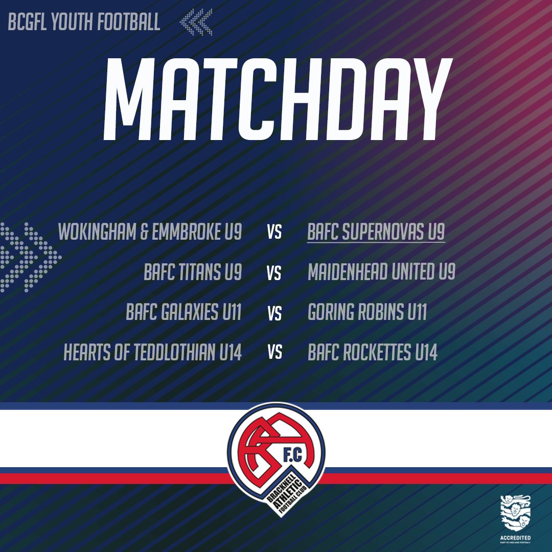 BAFC_Tweets's tweet photo. ‼️COMING UP‼️

All 4 of our teams in BCGFL are in action this weekend!

#YouAzzz! #YoungLionesses @fiberkshire @Binfieldfc @GoringRobins https://t.co/zilrJeGmX2