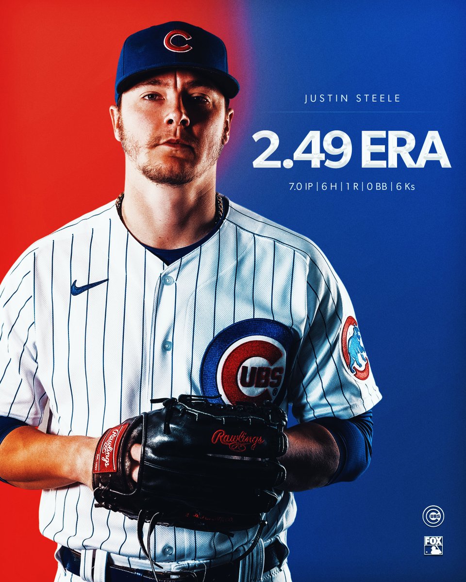 Presenting your MLB ERA leader 🐻🔥

<a href="/Cubs/">Chicago Cubs</a>