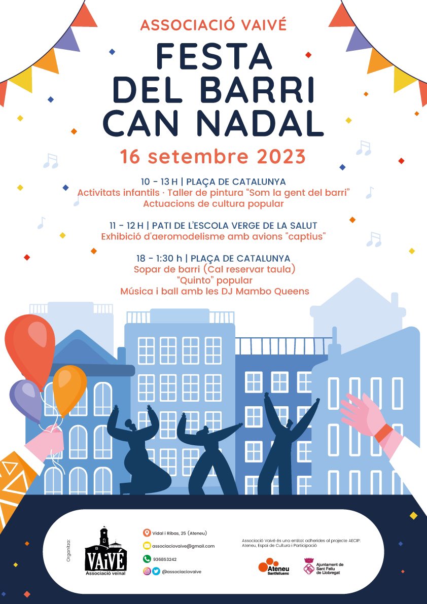 AssociacioVaive's tweet photo. Us esperem el proper dissabte 16 de setembre! https://t.co/PuQscnsz7N