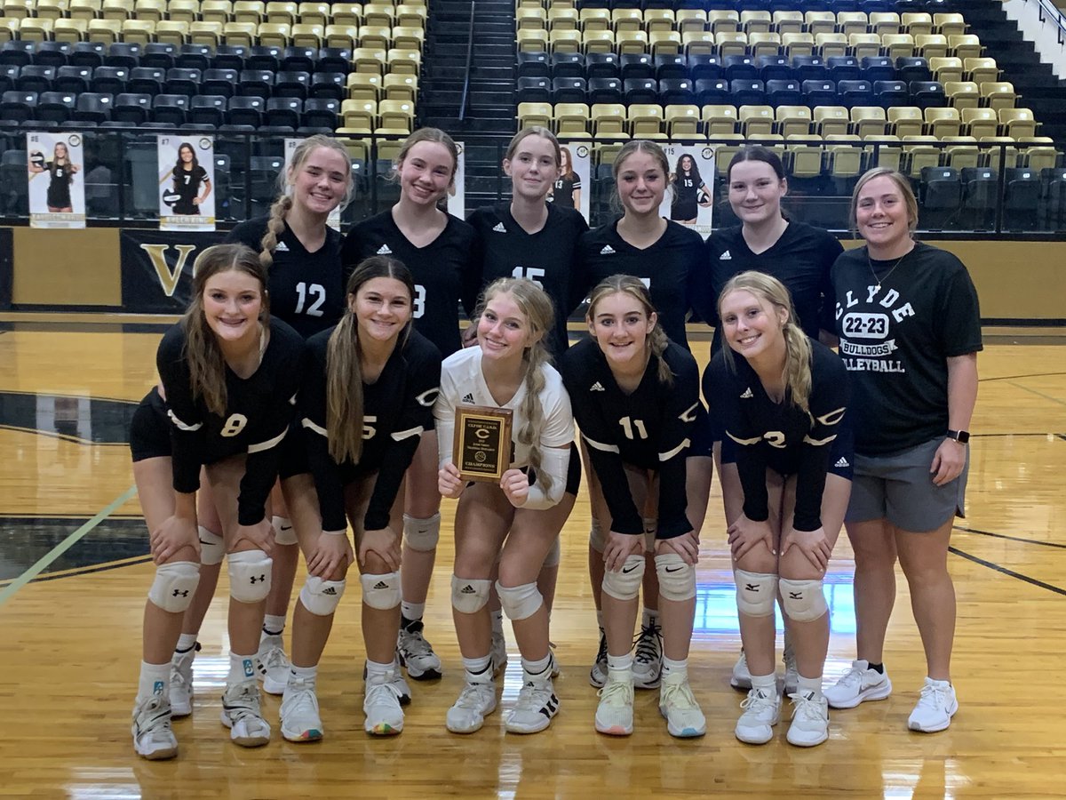 Congrats JV Black!! Clyde JV tournament Champs!!!