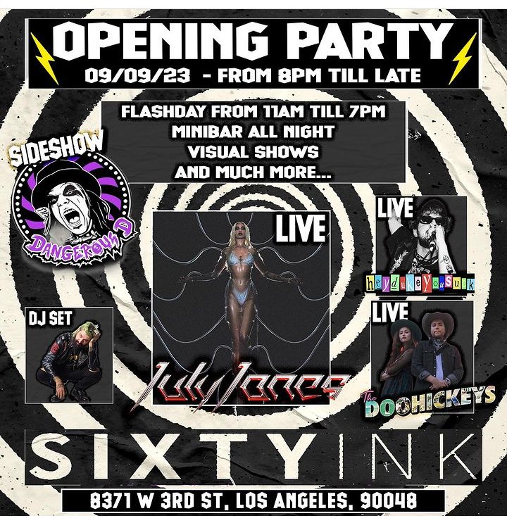 darinmalfi's tweet photo. I will be doing a special guest performance tonight to celebrate the opening of #SixtyInkTattoo. Live #sideshow #music and #tattoo specials! Come get freaky with us! #DangerousD #StapleGuy #tattoos #LosAngeles https://t.co/nSoXt7XvVP