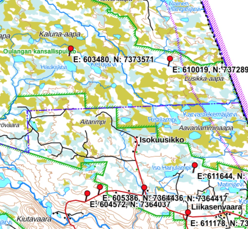 Kansallinen häpeä: suurpetojen tappaminen kansallispuistoissa. 

Kartassa 3 sutta ja 1 karhu, jotka tapettu vuoden sisällä Oulangan kansallispuistossa. Viimeisimpänä karhu kuluneen viikon torstaina. 

#karhu #kansallispuisto #metsästys #Kuusamo #Oulanka
