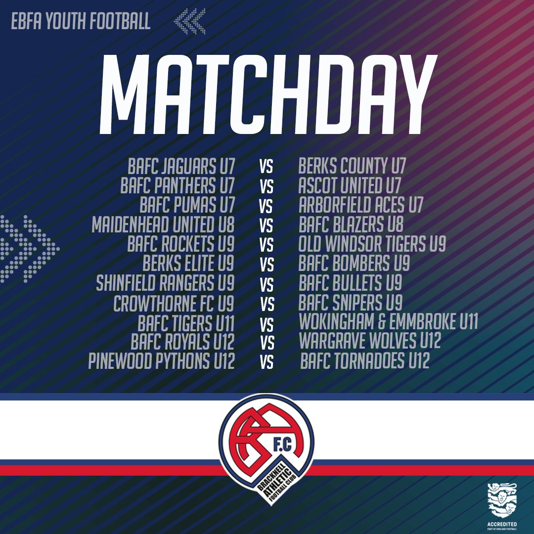 BAFC_Tweets's tweet photo. ‼️COMING UP‼️

GW2 for our #EBFA youth teams!

What team are you heading down to watch? Let us know in the comments 👇

#YouAzzz! @fiberkshire https://t.co/6aU3gIFKaQ