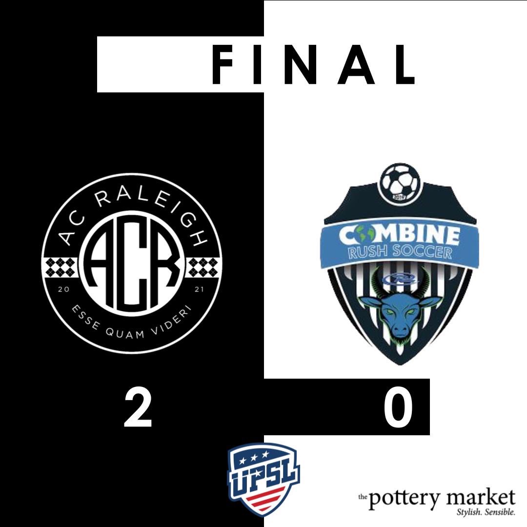 AC_Raleigh's tweet photo. Your AC Raleigh first team has won their first ever @UPSLsoccer match!
.
.
#essequamvideri https://t.co/5i6eww4heI