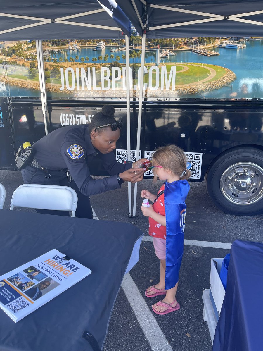 LBPD's tweet photo. From teaching residents about the dangers of drinking and driving to preparing for natural disasters, our #LBPD personnel had an awesome time connecting with our community. We canโt wait to do it all again next year! ๐โค๏ธ
#LBPDCares #LongBeach #READYLB https://t.co/A81dUHxWdl