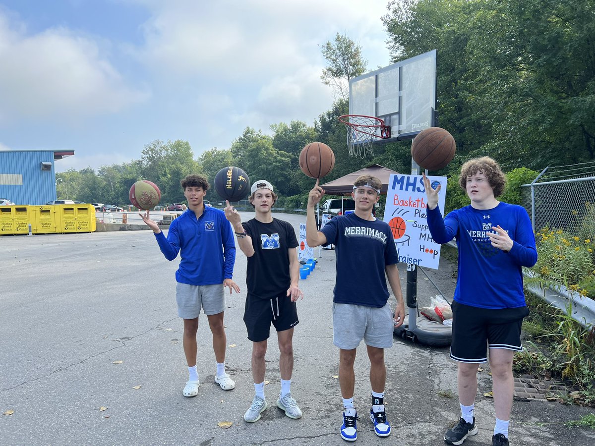 droy_10's tweet photo. Thank you Merrimack for donating to the MHS Basketball Program. The fundraiser at the transfer station was very successful. This was a great start to the year! Make sure to attend game one vs. Keene at the MHS gym! https://t.co/hwWzinP41v