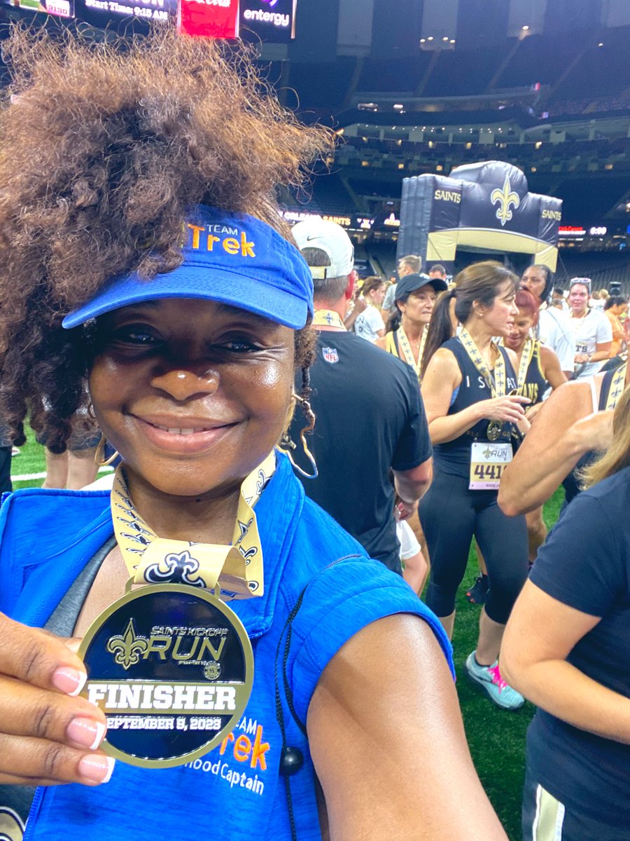 GirlTrek Louisiana * Kicked off the Saints season with fun and fitness! The Saints 5k Run/Walk! 
#SisterhoodSaturday 
#SuperheroSaturday
#SummerSaturdays 
#Saints5k
#PreventiveCare
#JoyandJustice 
#SummetofRadicalWelcome
#LouisianaTreks
#GirlTrek