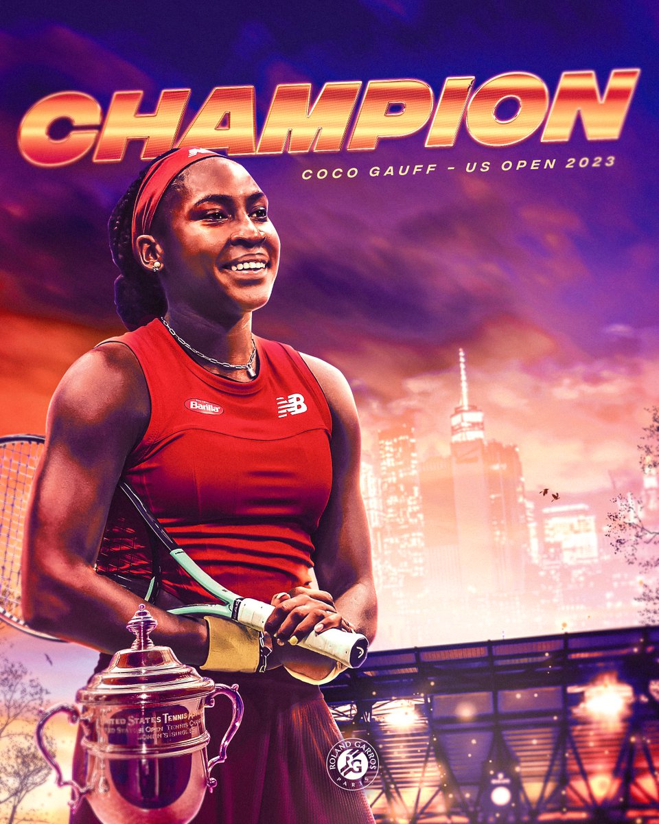 rolandgarros's tweet image. NEW QUEEN OF NEW YORK 🏆⭐️

#USOpen @CocoGauff