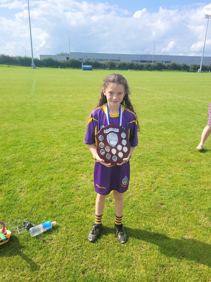 Chrisjonesey's tweet photo. Well done to St.Brigits U12s on a great win today. A huge thanks to the management team for they're time and hard work all year. Hailey loved every minute of it. https://t.co/4RLOt1Y3St