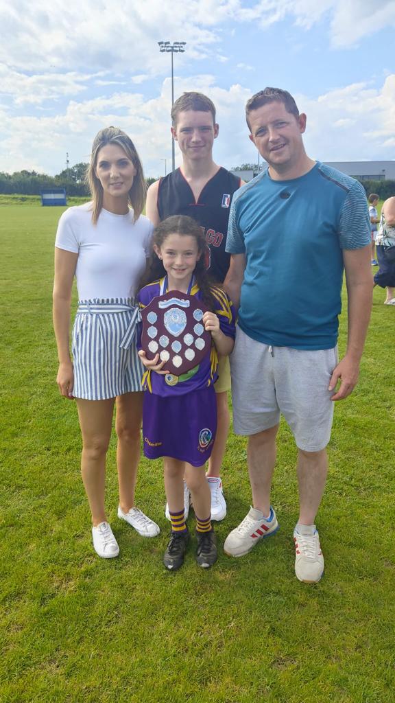 Chrisjonesey's tweet photo. Well done to St.Brigits U12s on a great win today. A huge thanks to the management team for they're time and hard work all year. Hailey loved every minute of it. https://t.co/4RLOt1Y3St