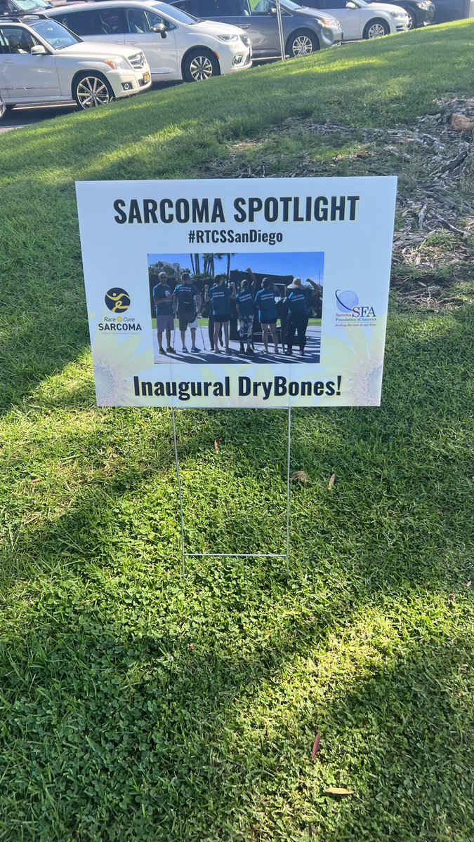What a great day to bring awareness to Sarcoma! @CureSarcoma thank you for putting on a great race! @DryBones373 congrats on the largest team!