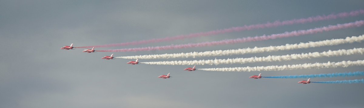 Red Arrows at Ayrshow Festival of Flight. A great show. @ayrshire_live @destinationsa_
