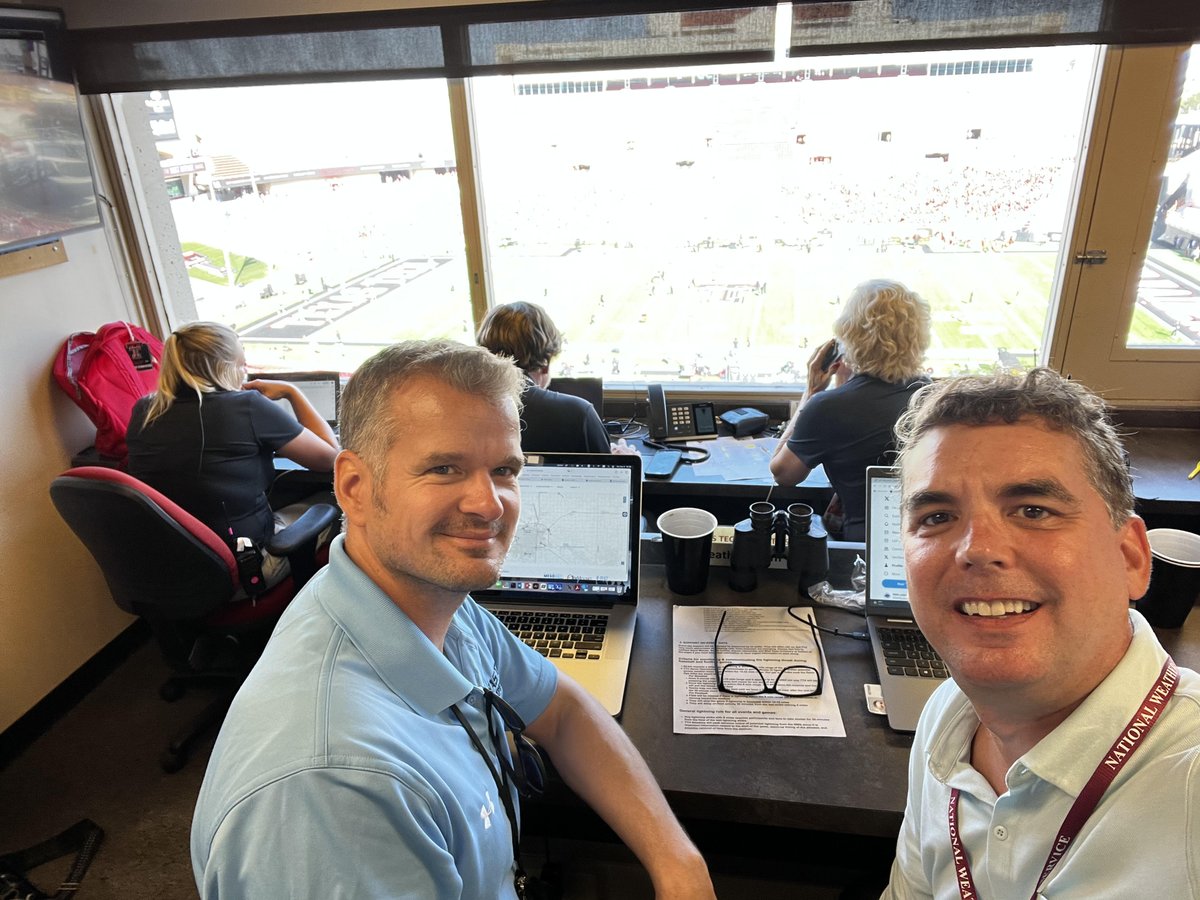 NWS Lubbock (@nwslubbock) on Twitter photo Meteorologist Joe Merchant from our office and <a href="/Atmo_TTU/">Texas Tech Atmo. Sci</a> Prof. Johannes Dahl are keeping an eye on the potential for thunderstorms later this evening during <a href="/TexasTechFB/">Texas Tech Football</a>'s first home game vs Oregon starting at 6pm CDT. #lubwx <a href="/TechAthletics/">Texas Tech Red Raiders</a> Meteorologist Joe Merchant from our office and <a href="/Atmo_TTU/">Texas Tech Atmo. Sci</a> Prof. Johannes Dahl are keeping an eye on the potential for thunderstorms later this evening during <a href="/TexasTechFB/">Texas Tech Football</a>'s first home game vs Oregon starting at 6pm CDT. #lubwx <a href="/TechAthletics/">Texas Tech Red Raiders</a>