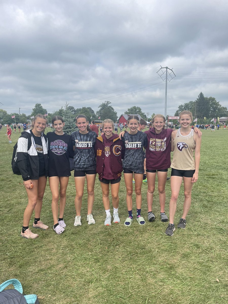ccityxc's tweet photo. Great day for CCHS XC teams today at the Wildcat Classic in Marion! 17 of 22 guys lifetime PR’s and 13 of 20 girls. 

Marcus Ridge 15:43 today 23 sec PR! 3 seconds from Austin Hall’s record

Kenya Leitch 42 sec PR a 4th place finish and 18:30! 15 seconds from Sam Roush’s record https://t.co/zl0ouaTcr9