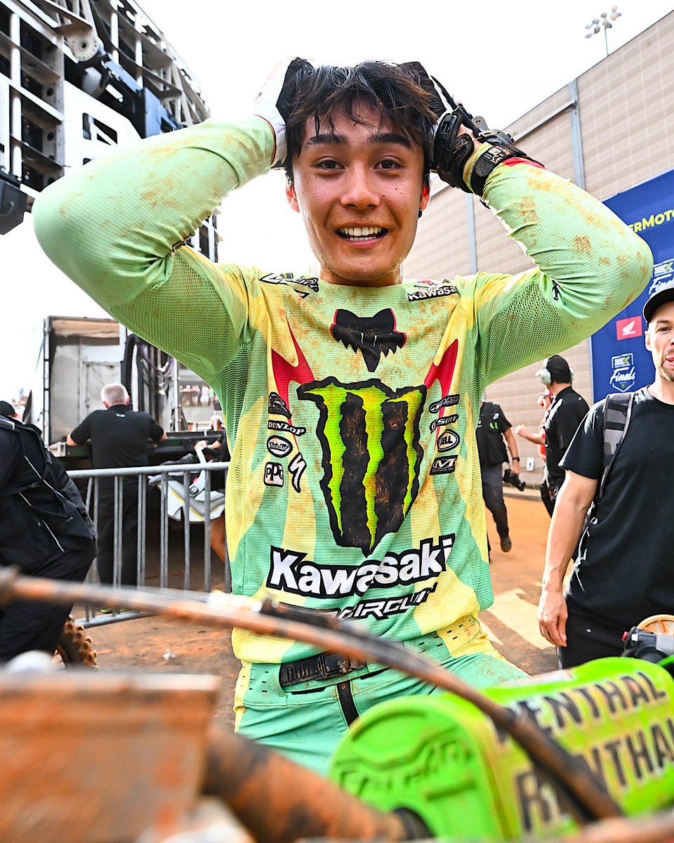 First inaugural overall winner at the <a href="/supermotocross/">SuperMotocross</a>  playoffs! <a href="/joshimoda/">下田丈</a> 🏆