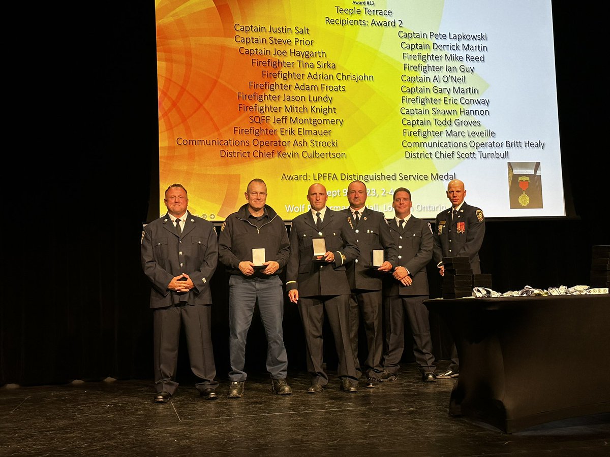 The LPFFA is proud to host our 1st LPFFA awards ceremony. The LPFFA awards are presented to individuals selected by the committee who have gone above and beyond the regular call of duty, and individuals in the public who have displayed exemplary community service.