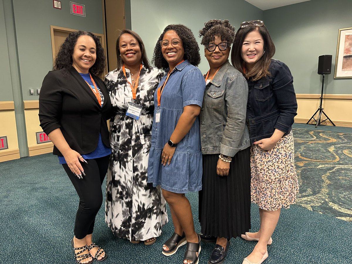 julienneleeBPSD's tweet photo. An amazing day of professional learning @CotsenAoT Conference 2023! So honored to meet and learn from the Keynote speaker, Dr. Ladson-Billings. Today’s presenters rocked! @SonjaCherryPaul @NQCLiteracy @JGraham4Cotsen #beadandelion #BPSD https://t.co/7PHH49tiSo