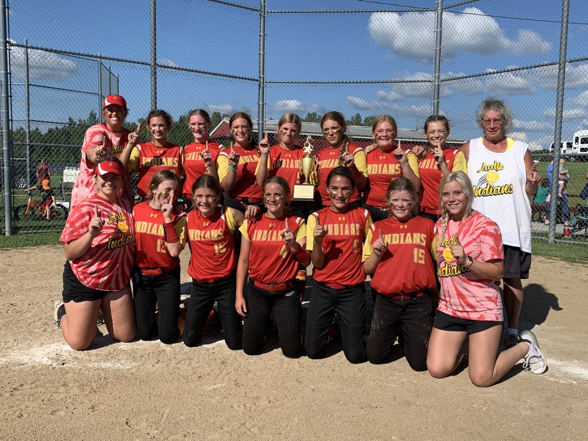 Anna Lady Indians are Conference Champs!! Beyond proud of these girls and I’m thankful I get to help coach them! 🥎🏆 @24_ryater