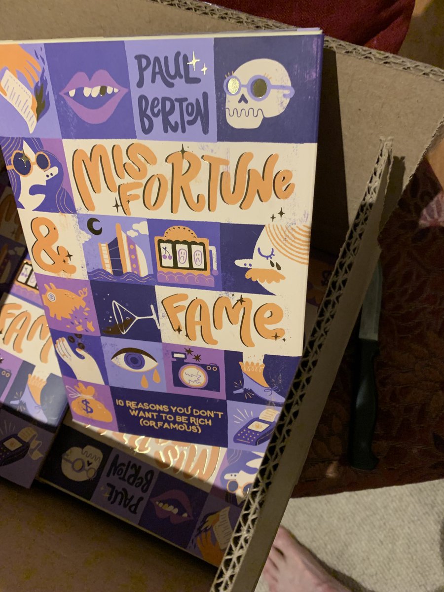 My latest book, Misfortune and Fame: 10 Reasons You Don’t Want to be Rich (or Famous), is hot off the press and will be in a bookstore near you in October.