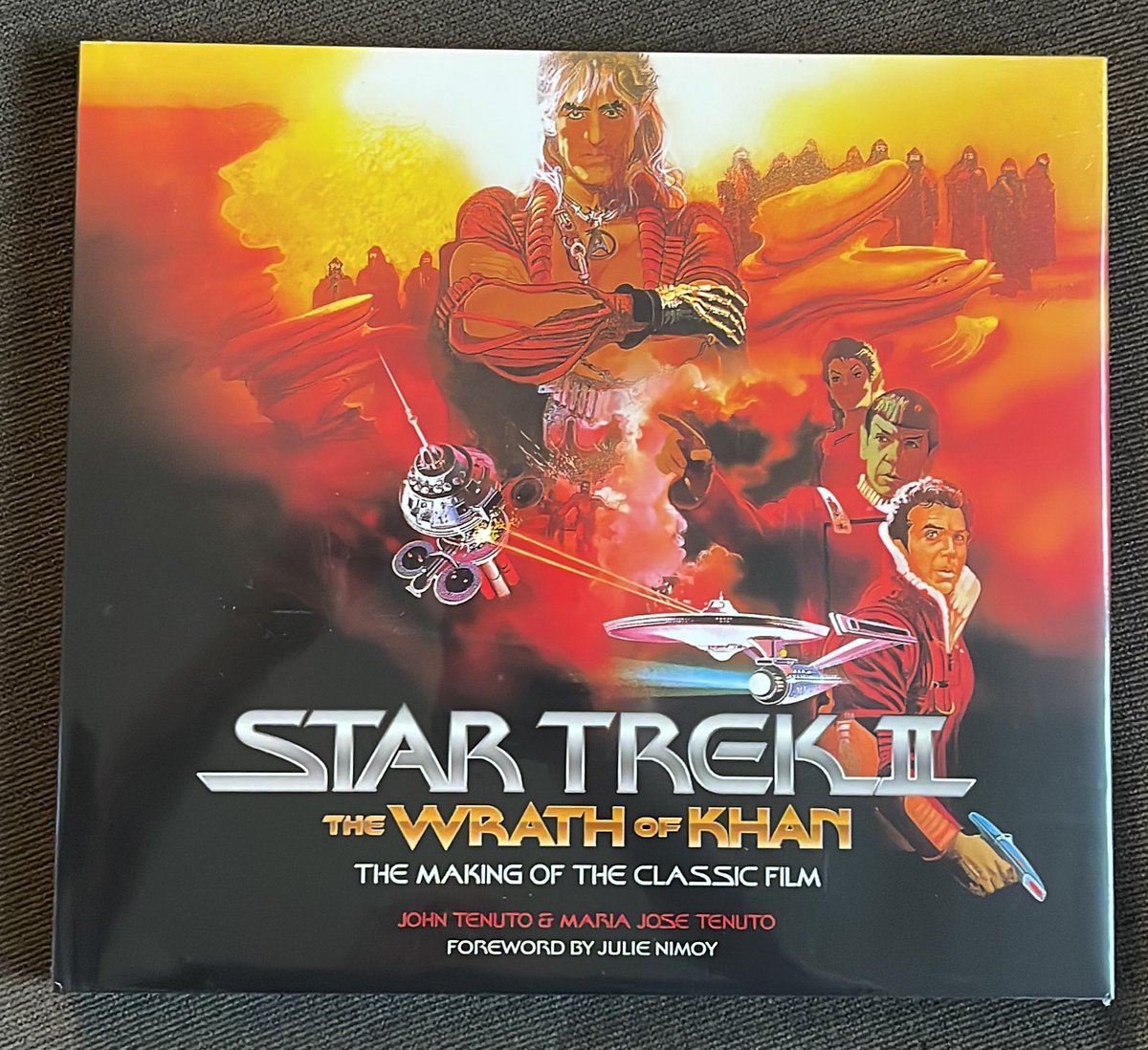 It’s like Christmas over here today!  Just arrived on the front porch!  It’s Star Trek II the Wrath of Khan The Making of the Classic Film!  I cannot wait to start this one… #StarTrek #TheWrathofKhan 🖖🏻