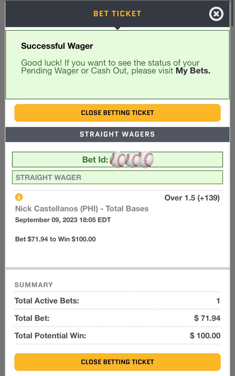 Mr_Betzman's tweet image. Weird weather day, lightning striking, Franzke on TV, everyone hating on Castellanos, weird lineup, he’s hitting 8th…you know what that means….. 🪓 
#Layit #BatemanBets #GamblingX 
#RingtheBell #Phillies