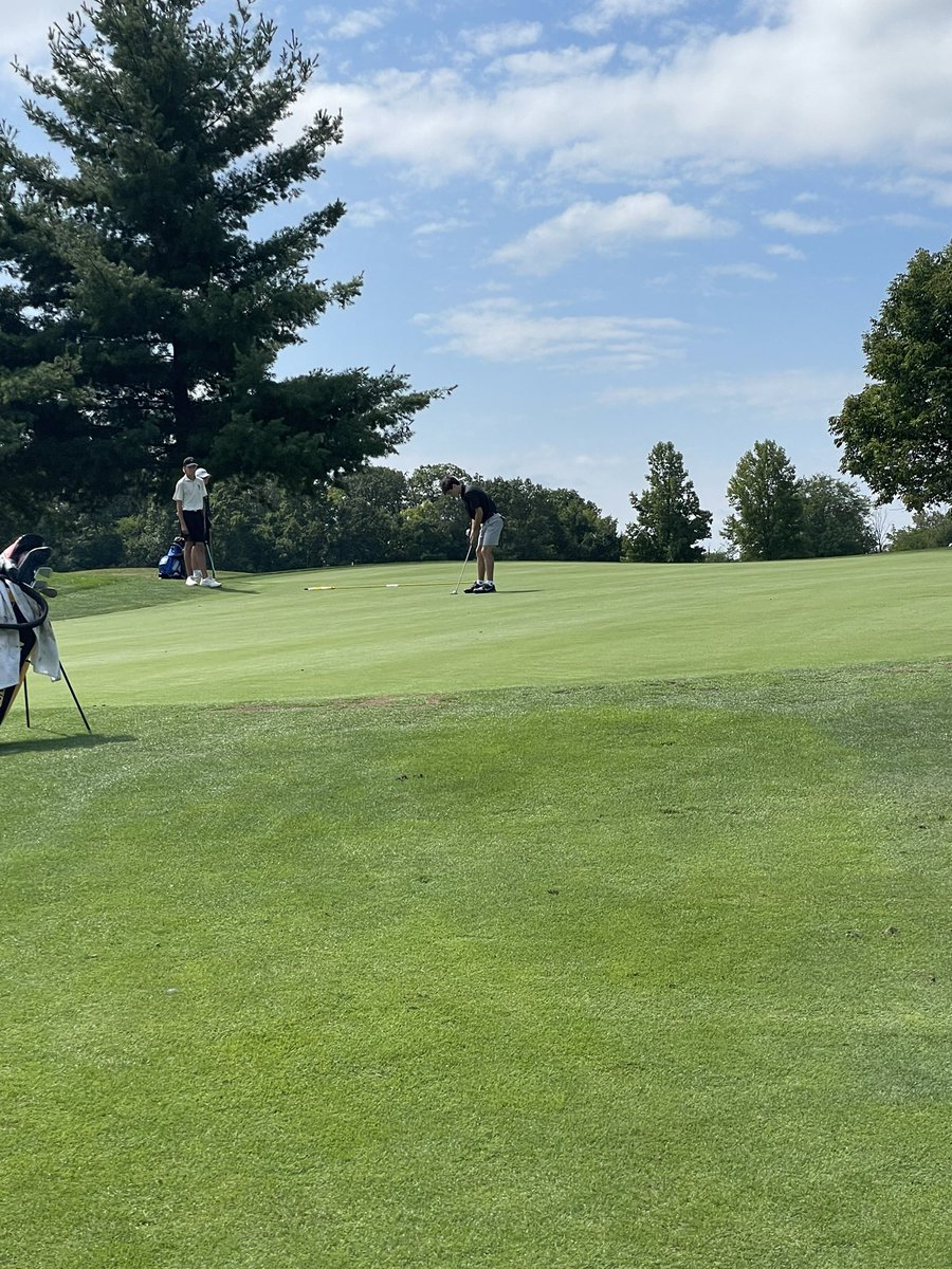 The Hilliard Bradley Golf team finished in 5th place today at the Grove City Invite! Thanks to GC and <a href="/HickoryHillsGC/">Hickory Hills GC</a> for having us today.
Eli Duncan made the top 5 with a great round today! 

<a href="/EliDuncan14/">Eli Duncan</a> 77
<a href="/McKenzieJagGolf/">McKenzie Miller</a> 83
Brady Buck 85
Mason Miller 88
