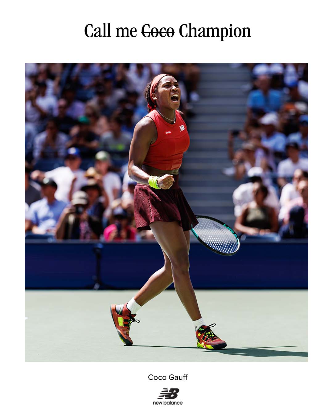 New Balance on X The future began today. Congratulations to CocoGauff on winning her first major championship. WeGotNow https t nIBMlc3AsE X