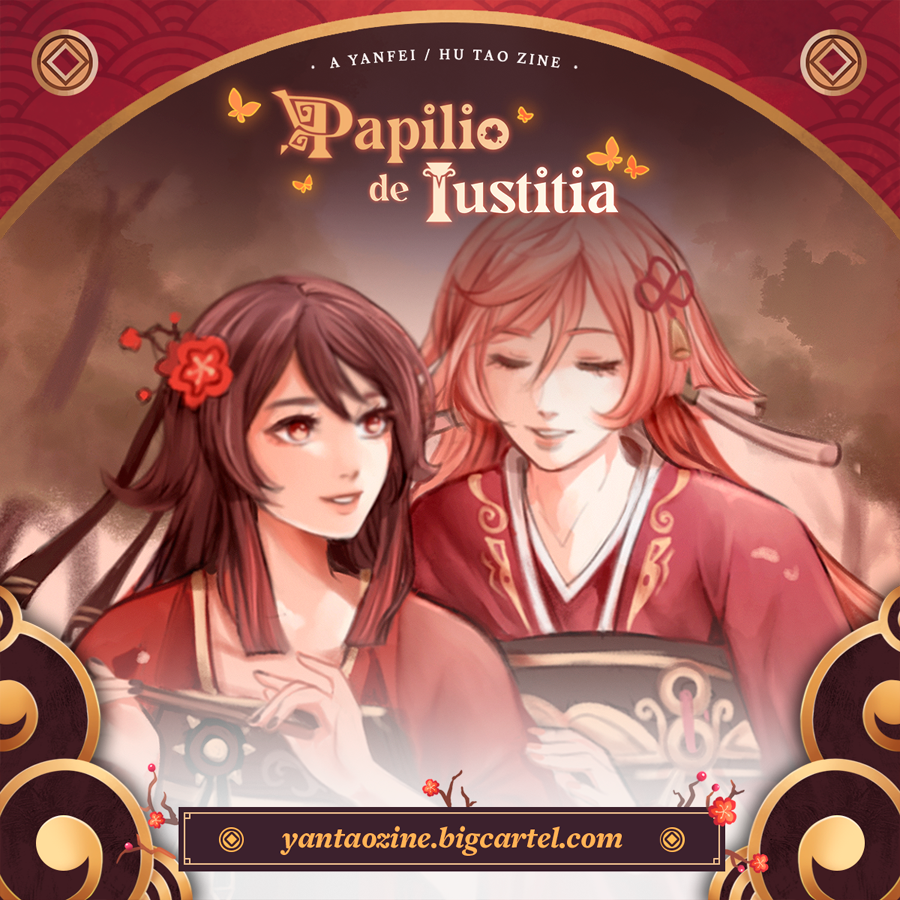 here's my preview for <a href="/yantaozine/">Papilio de Iustitia: Yantao Zine 🔥</a> // papilio di lustitia zine 🌸🌺 preorders are open, please check it out!
yantaozine.bigcartel.com
