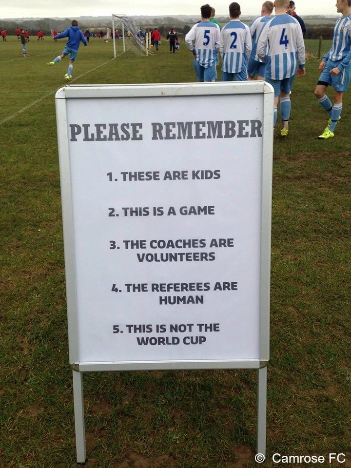 It’s that time of year again, please let’s have a great season let the players enjoy the game! ⚽️