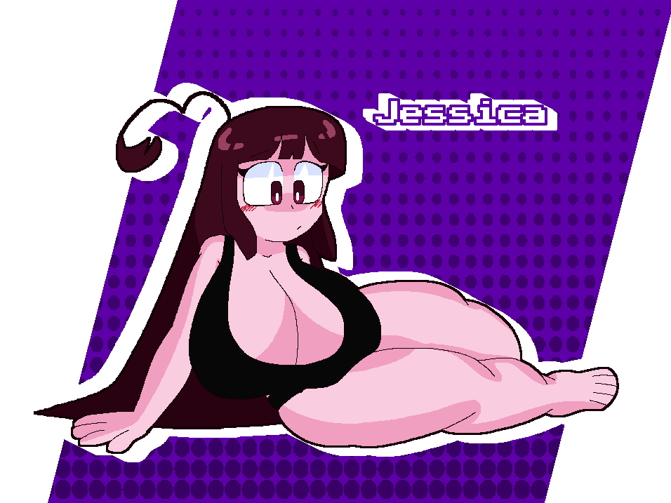 MysticalGarnet's tweet photo. Jessica the Pretty girl~ 

I'm BEYOND proud of this drawing specifically, from the coloring to the shading, even the pose!! its really insane! i hope you all love it as much as you do! <3
 retweets are beyond appreciated!! https://t.co/YaE6G5ezOY