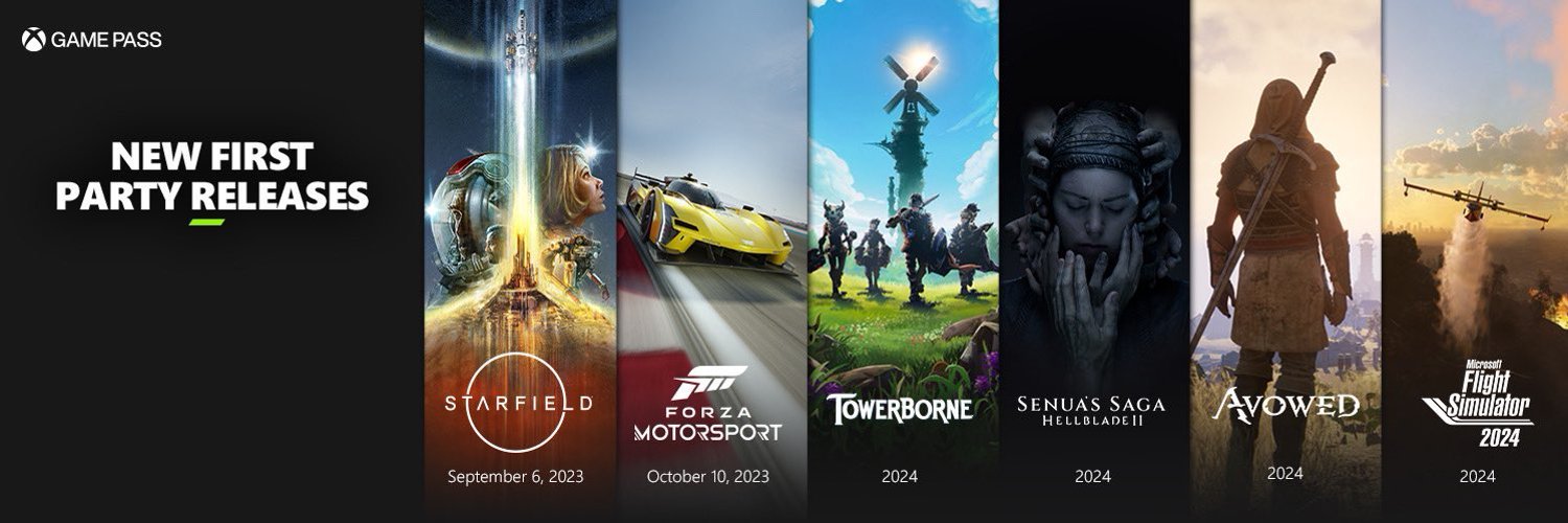 The Game Awards on X: Upcoming Xbox First Party releases include: Forza  Motorspot - October 10, 2023 Towerborne - 2024 Senua's Saga: Hellblade II -  2024 Avowed - 2024 Flight Simulator 2024 