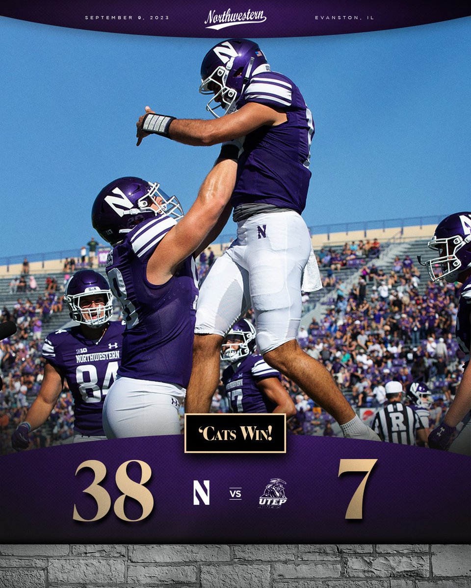 Northwestern Football tweet media
