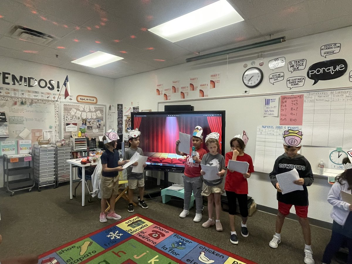 First day of Reader’s Theatre for Sharpen the Saw Clubs. We had so much fun this morning!
