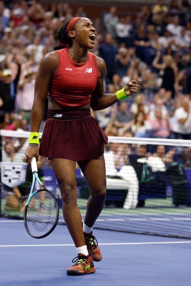 History made! At Arthur Ashe stadium at that. <a href="/CocoGauff/">Coco Gauff</a>