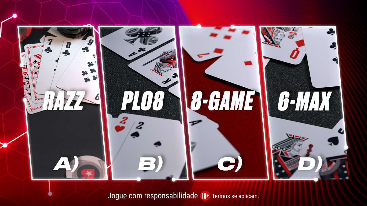 PokerStarsBR's tweet photo. 🚨 O WCOOP começa domingo às 9:05h, mas em que ordem estes jogos aparecem na série? Responda no formato abaixo para disputar por um dos 12 tíquetes de $11

Resposta + [StarsID] + #WCOOP 

⏰ Até amanhã às 20:00h
Termos se aplicam: https://t.co/Ez2i4rufFs https://t.co/w5X5DUeEv6