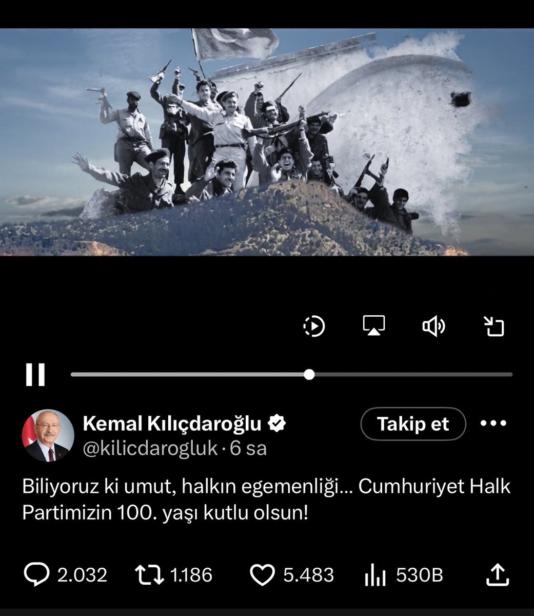 Fetöcüleri, Pkklıları, Dhkp-clileri bütün hainlere kucak açtınız bir EOKA kalmıştı onu da bağrınıza bastınız. 
Bu videoyu Kanas Canan mı hazırladı?
<a href="/kilicdarogluk/">Kemal Kılıçdaroğlu</a>