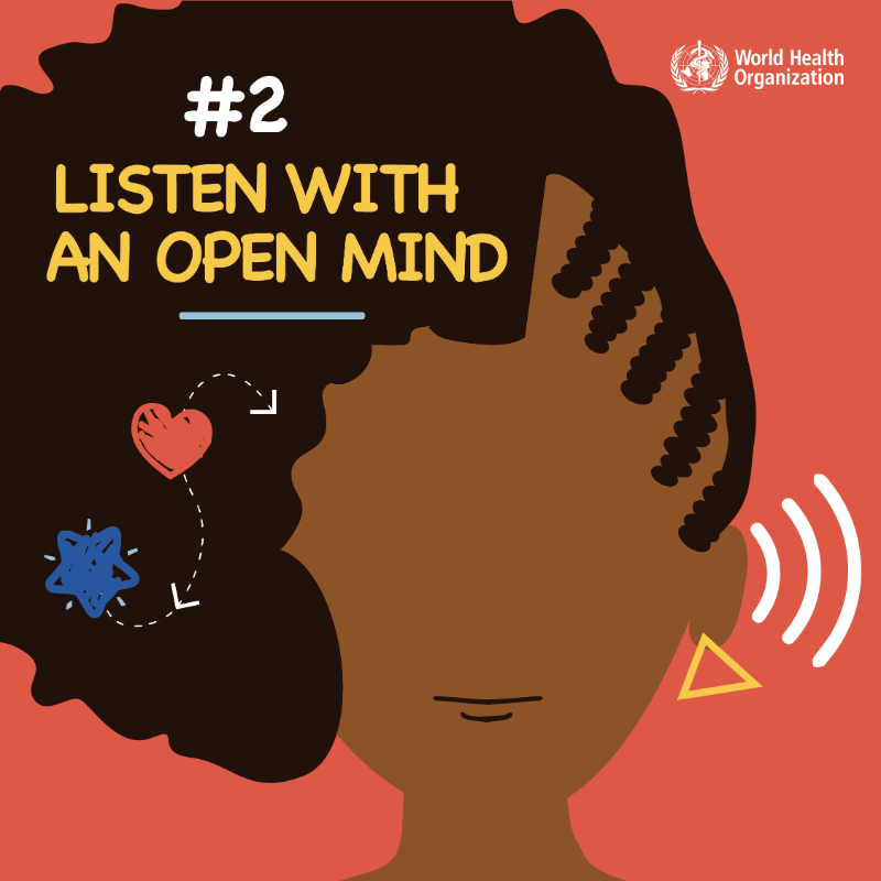 WHO's tweet photo. It's #WorldSuicidePreventionDay 

If you're worried that someone is at risk of #suicide, here's what you can do: 
💙 Talk to them about how they're feeling 
💙 Encourage them to seek professional help 
💙 Check in with them regularly